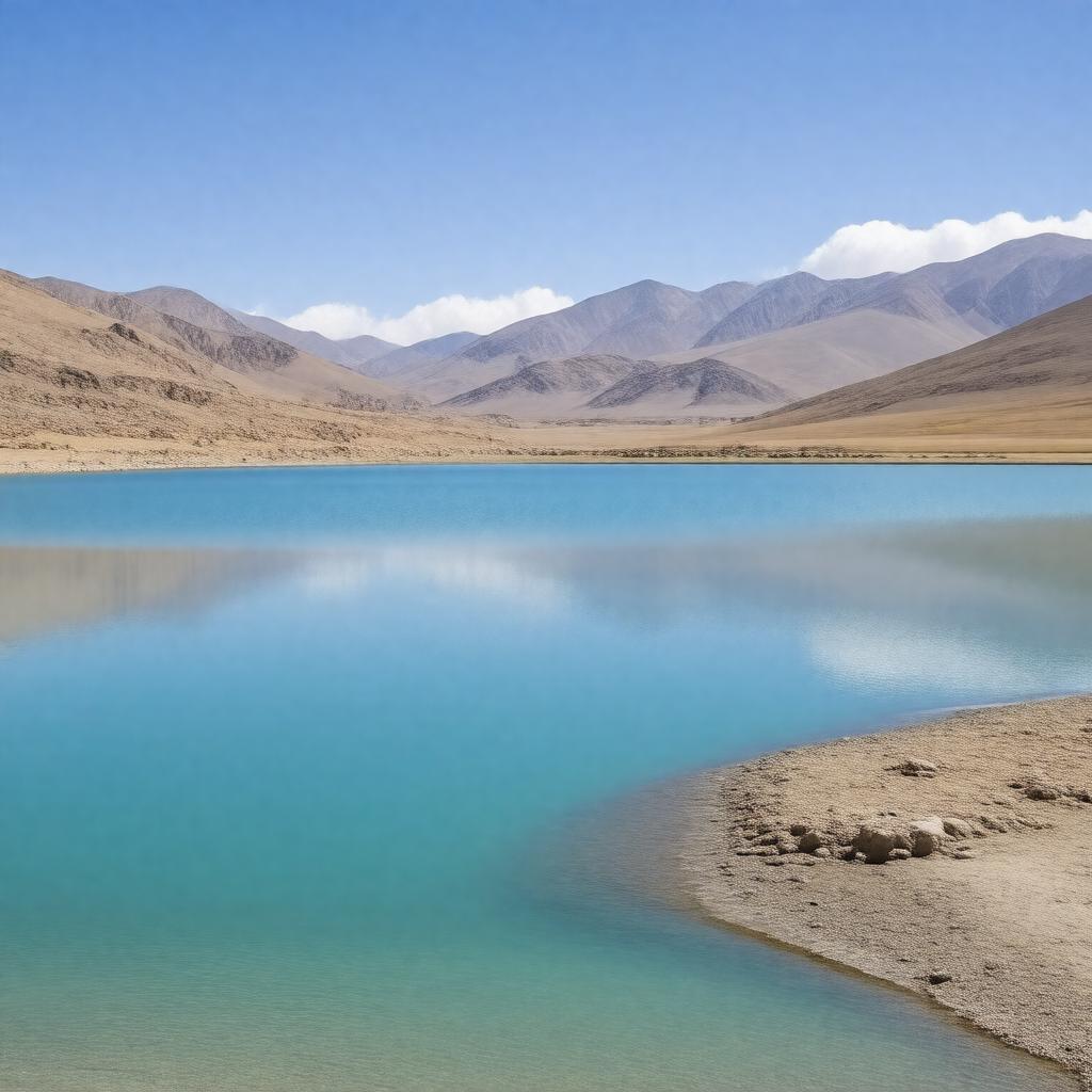 Click to view larger image AI-created image of Yamdrok Lake