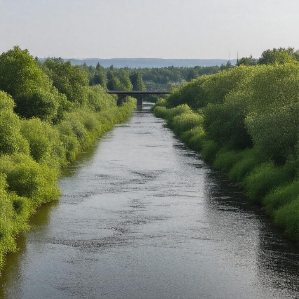 AI-created image of Yamhill River