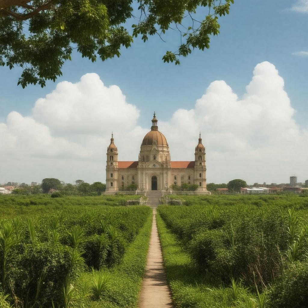 AI-created image of Yamoussoukro