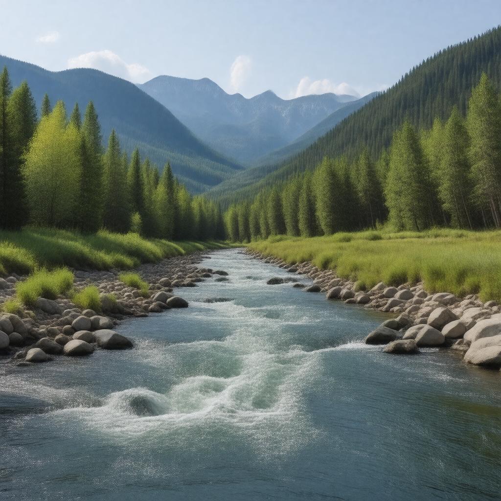 AI-created image of Yampa River