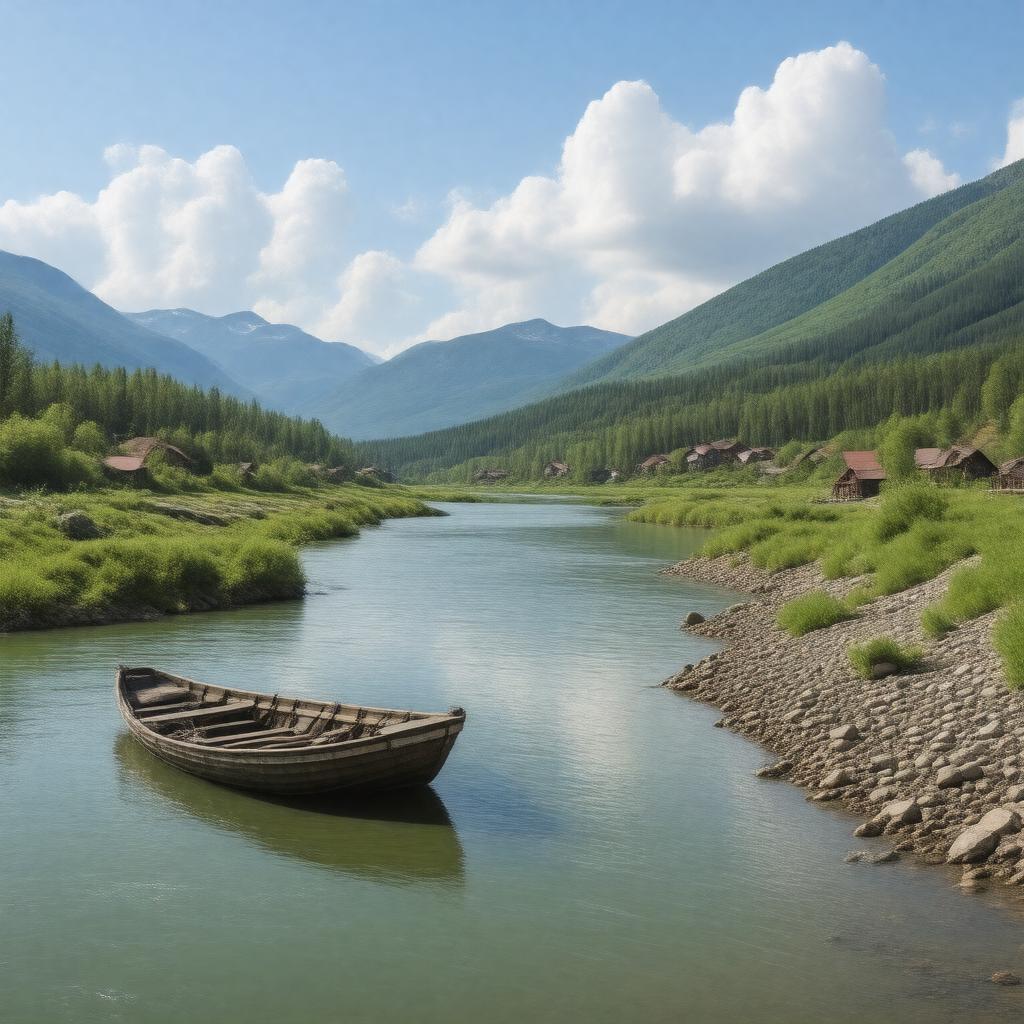 AI-created image of Yana River