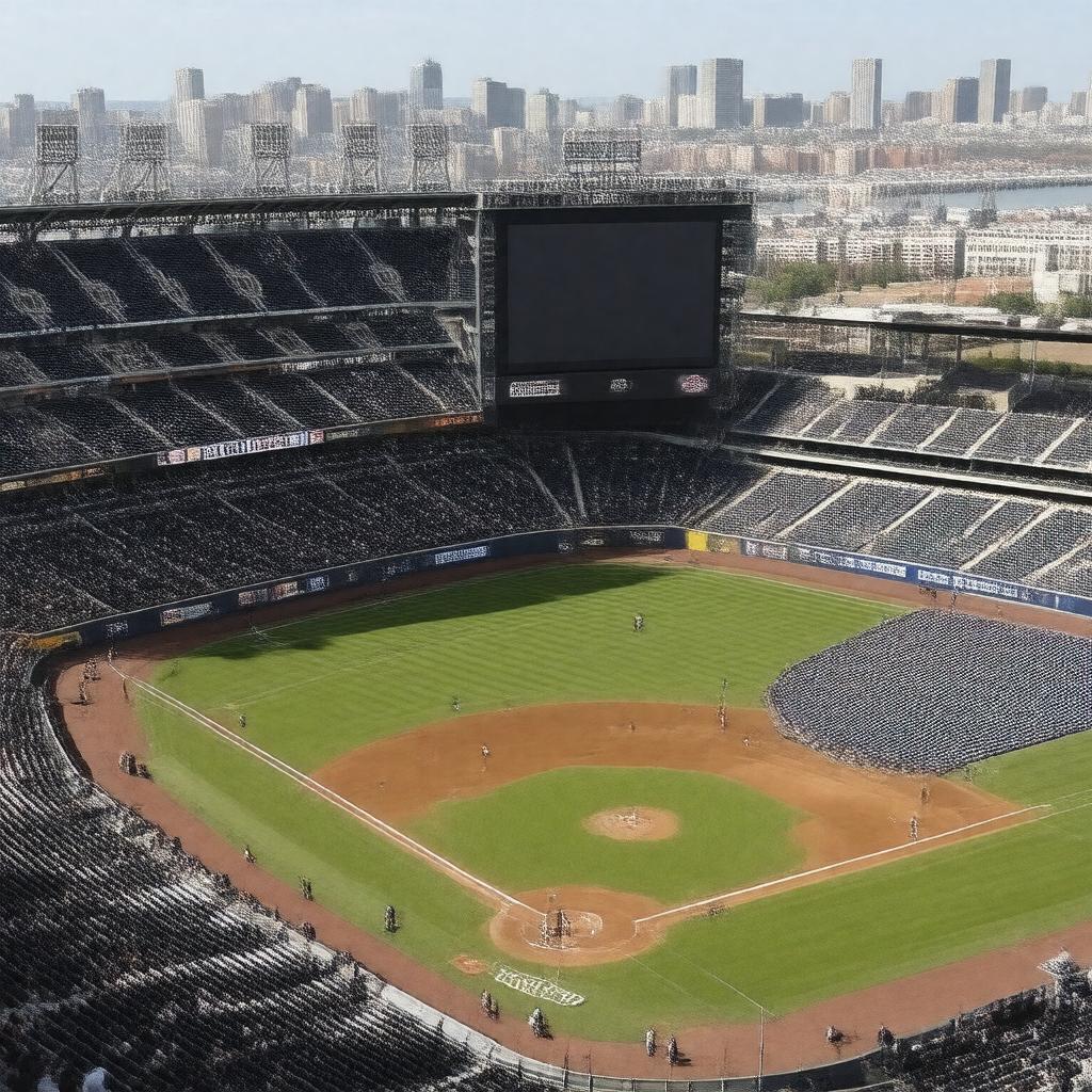 AI-created image of Yankee Stadium
