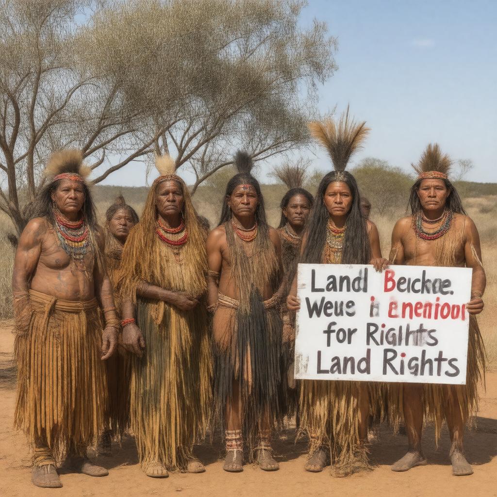 AI-created image of Yankunytjatjara people