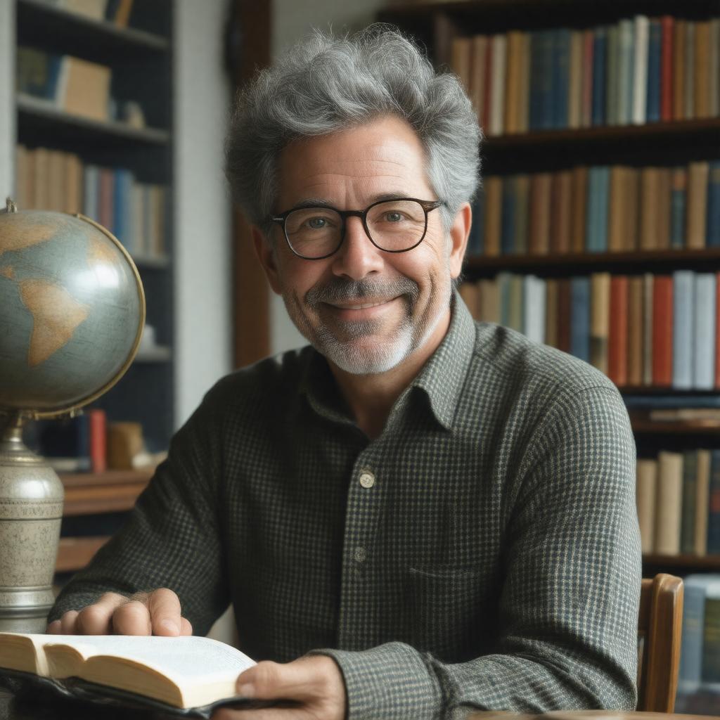 AI-created image of Yann Martel