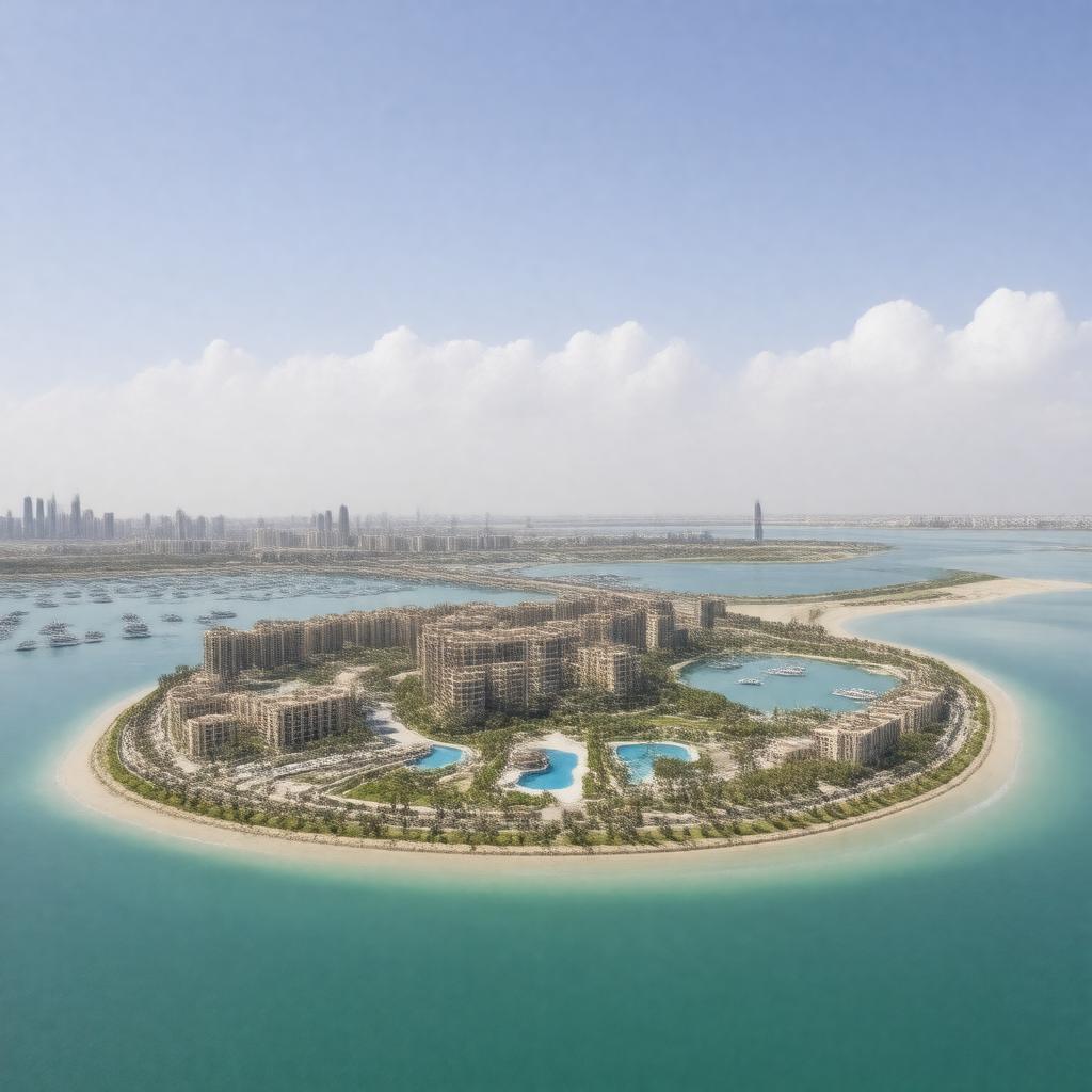 AI-created image of Yas Island