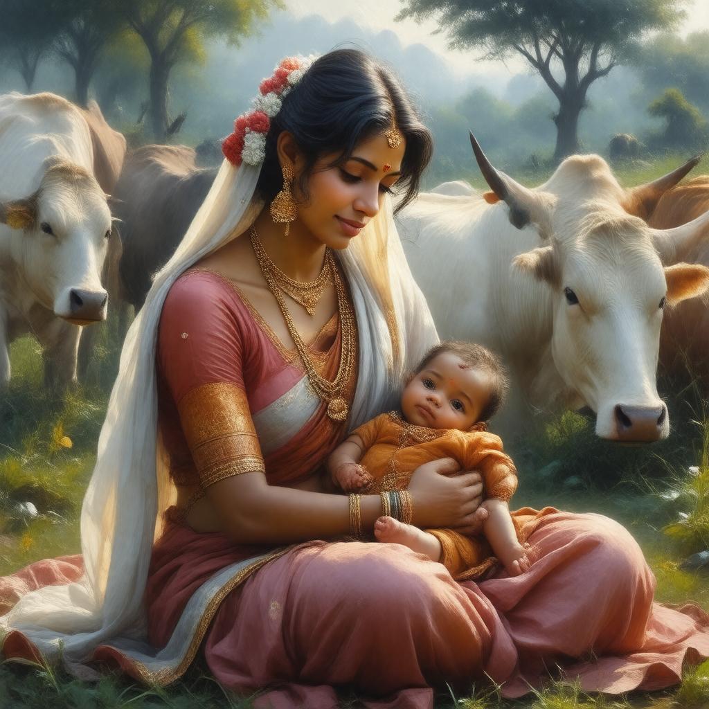 AI-created image of Yashoda