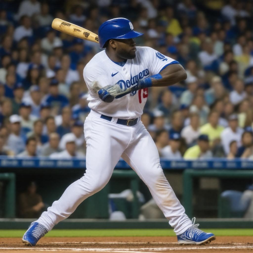 AI-created image of Yasiel Puig