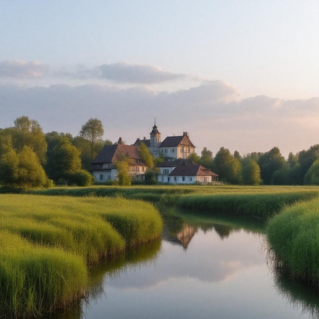 AI-created image of Yasnaya Polyana, Russia