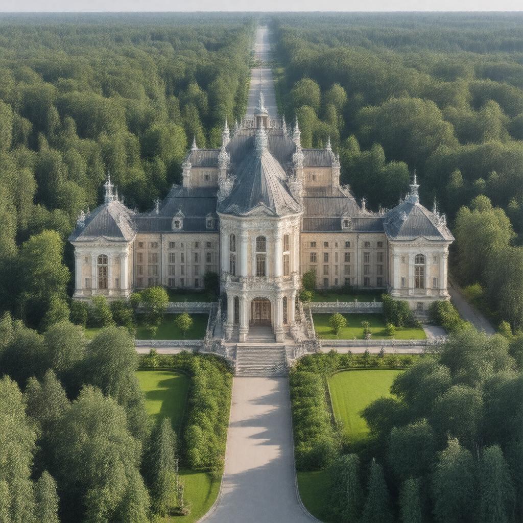 AI-created image of Yasnaya Polyana, Russian Empire