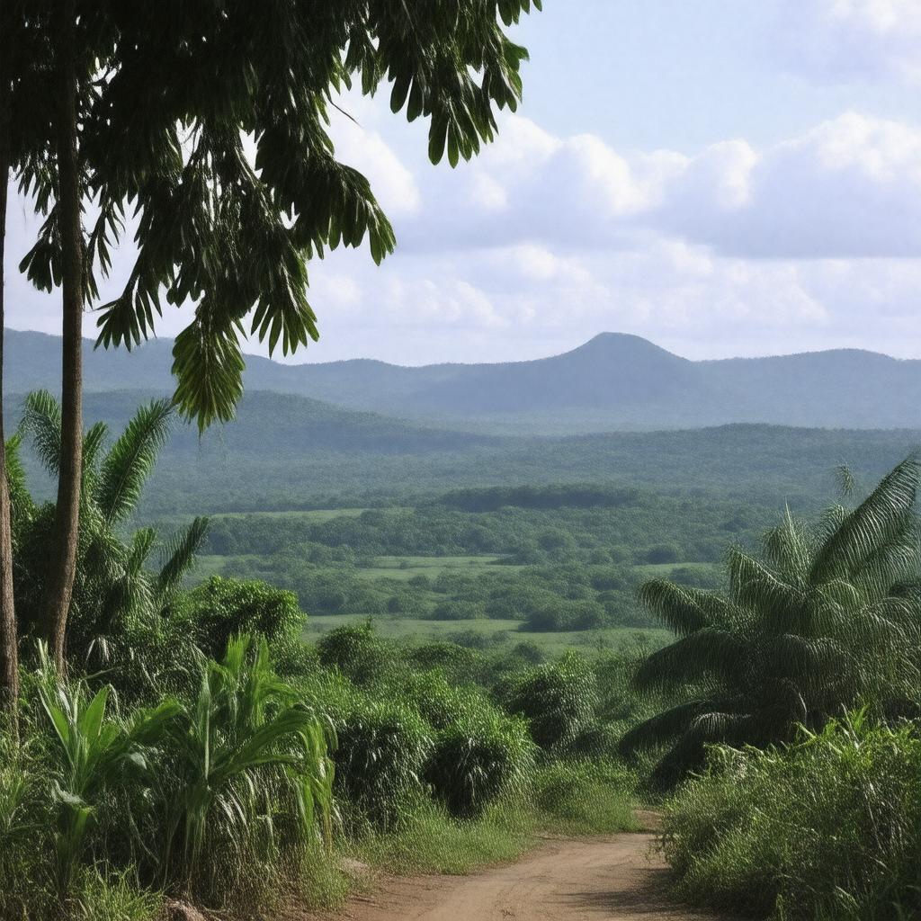 AI-created image of Yateras, Cuba