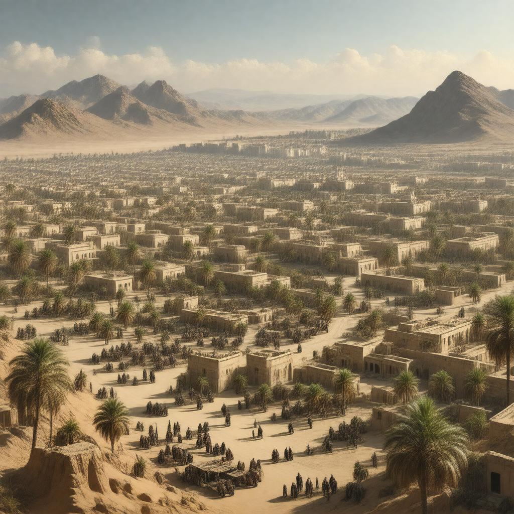 AI-created image of Yathrib