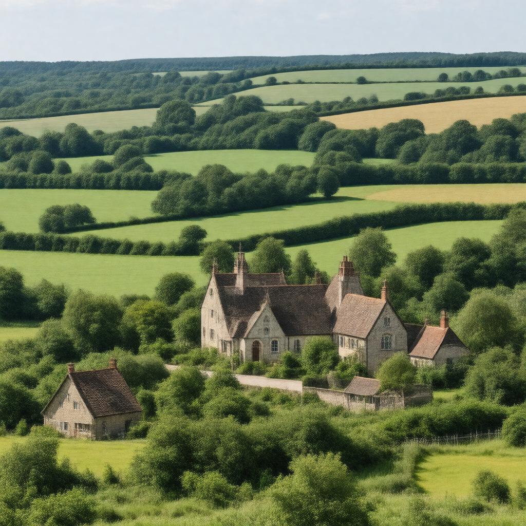 AI-created image of Yattendon, Berkshire