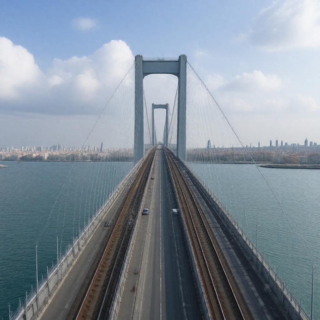 AI-created image of Yavuz Sultan Selim Bridge