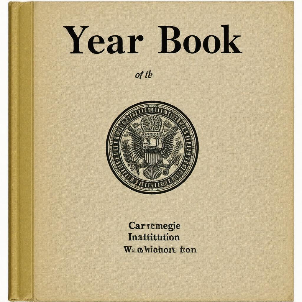 Click to view larger image AI-created image of Year Book of the Carnegie Institution of Washington