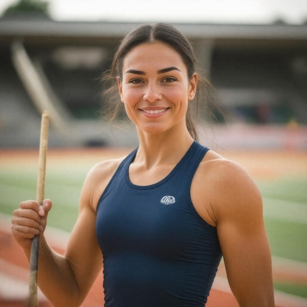 AI-created image of Yelena Isinbayeva