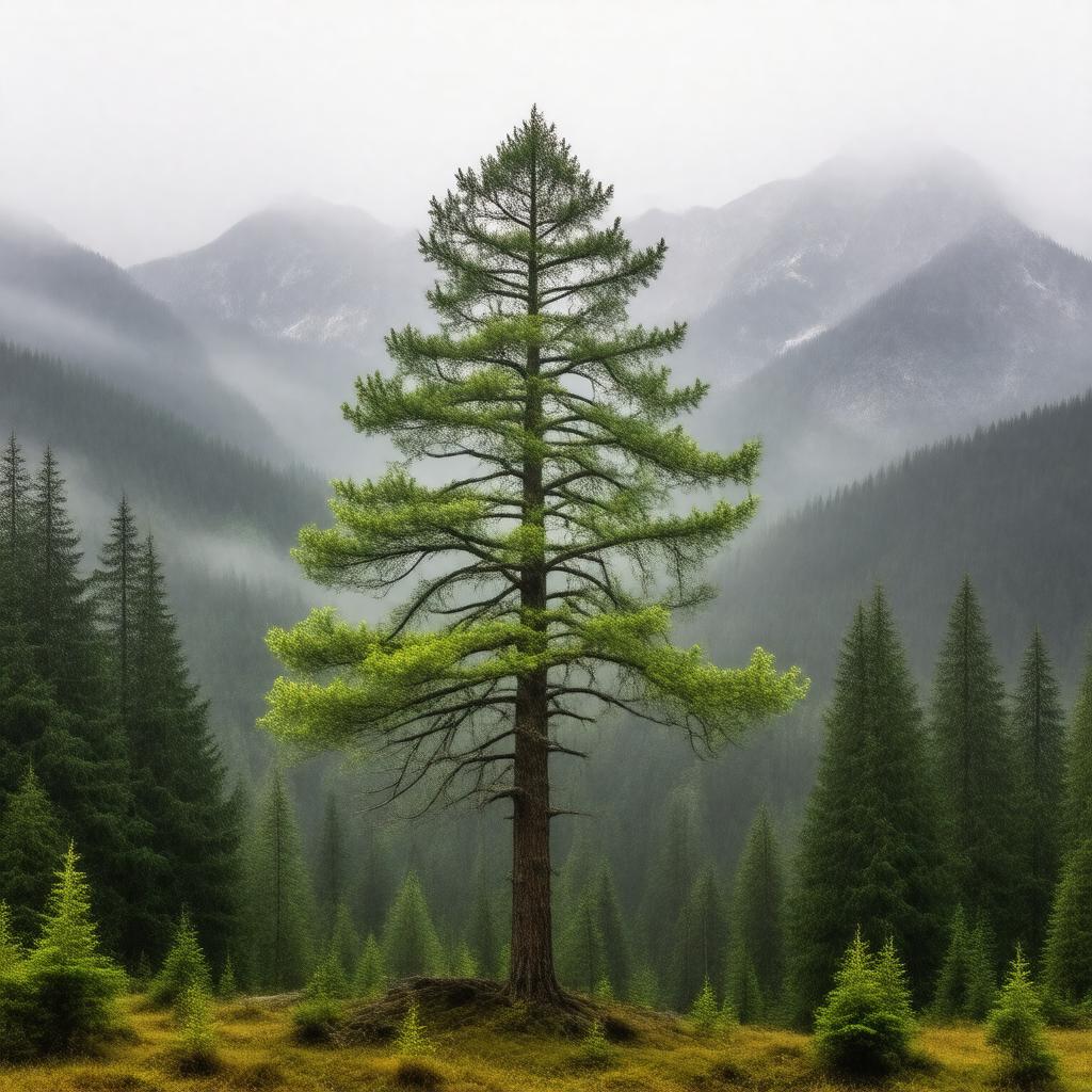 AI-created image of Yellow Cedar