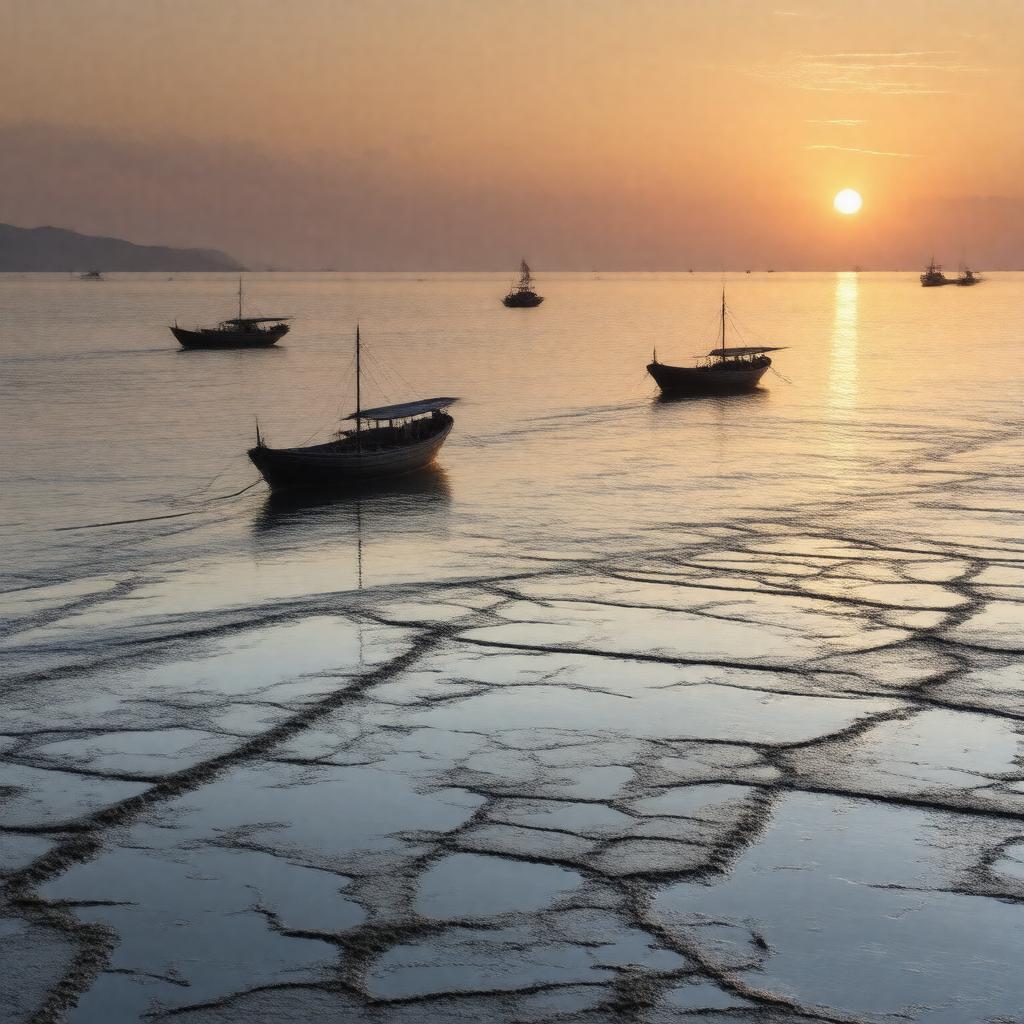 AI-created image of Yellow Sea