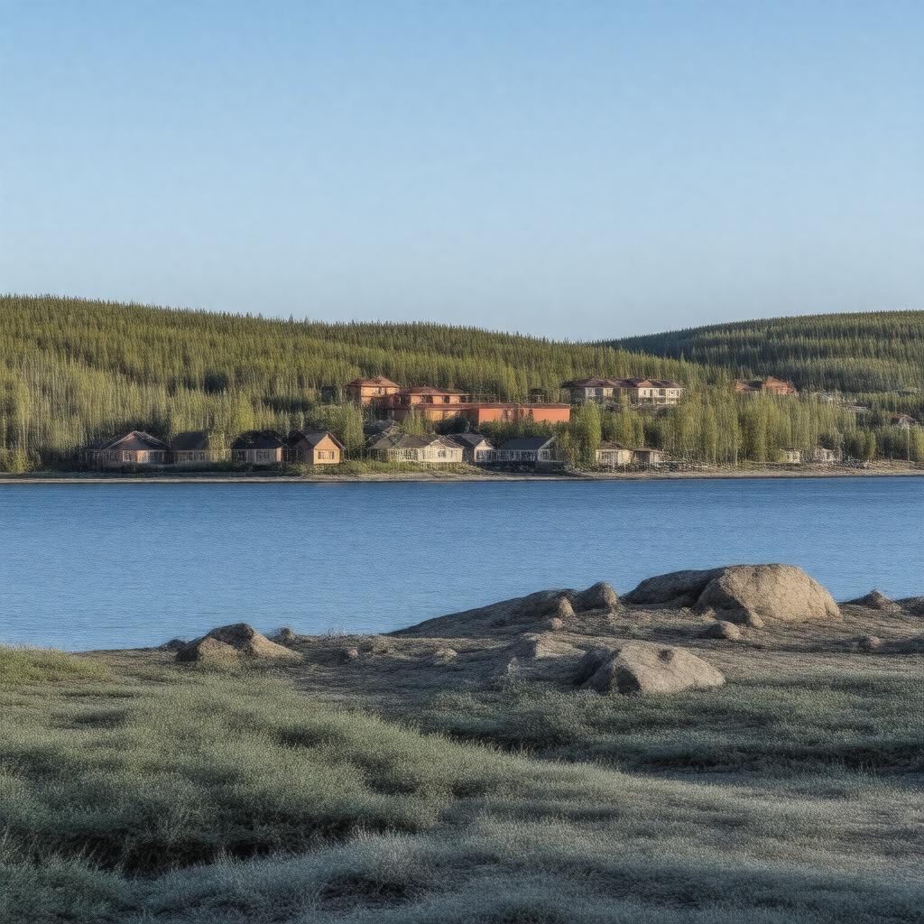 AI-created image of Yellowknife