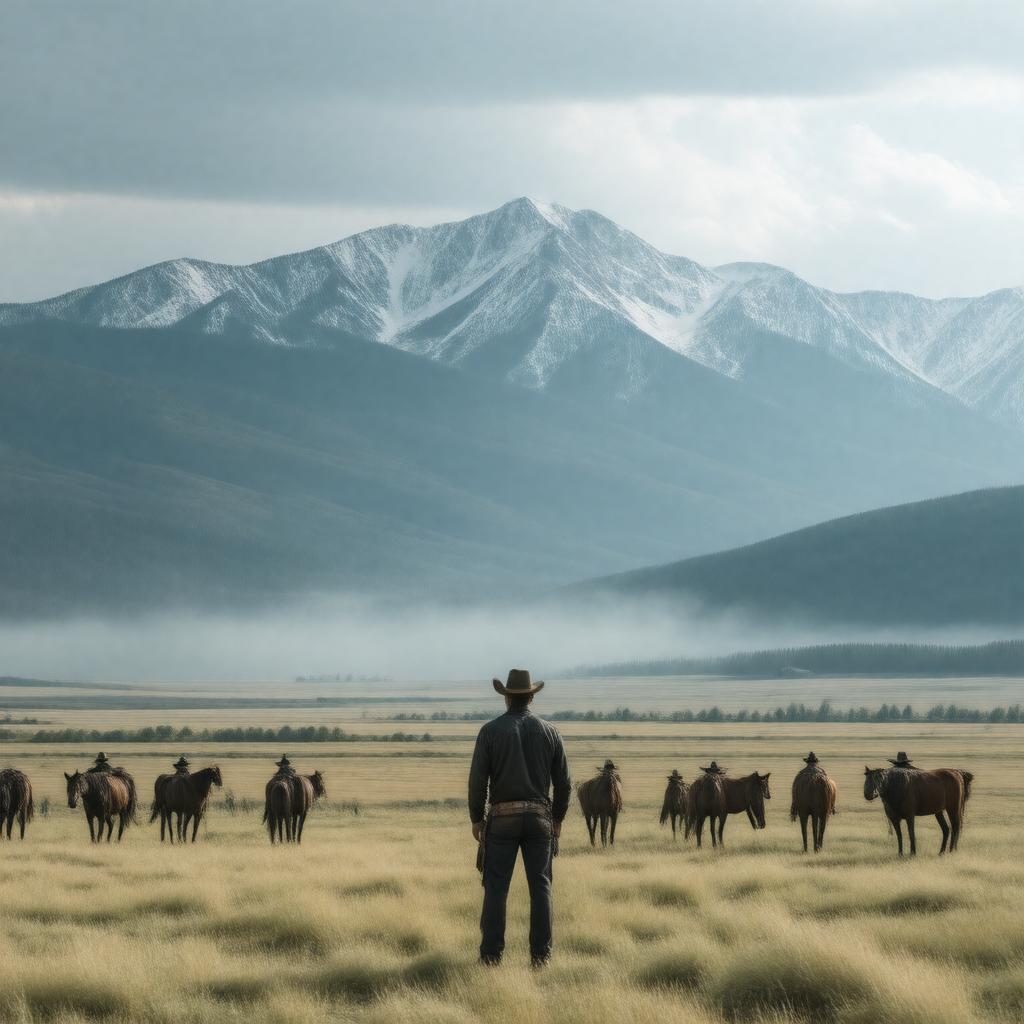 AI-created image of Yellowstone (TV series)