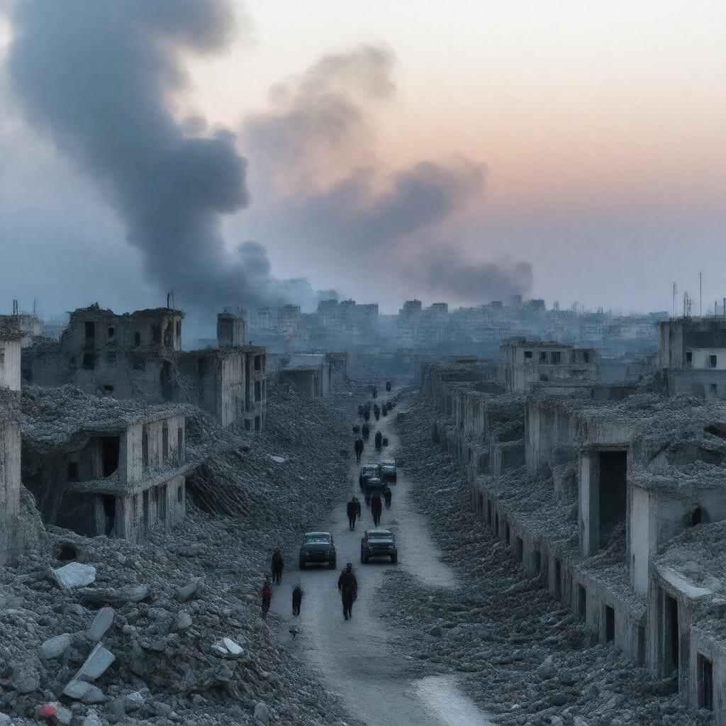 AI-created image of Yemeni Civil War