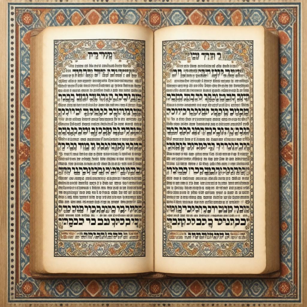 AI-created image of Yemenite Hebrew