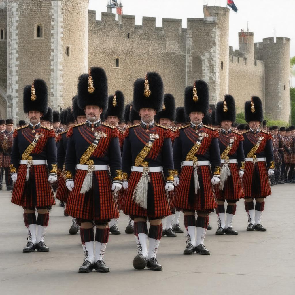 AI-created image of Yeoman Warders
