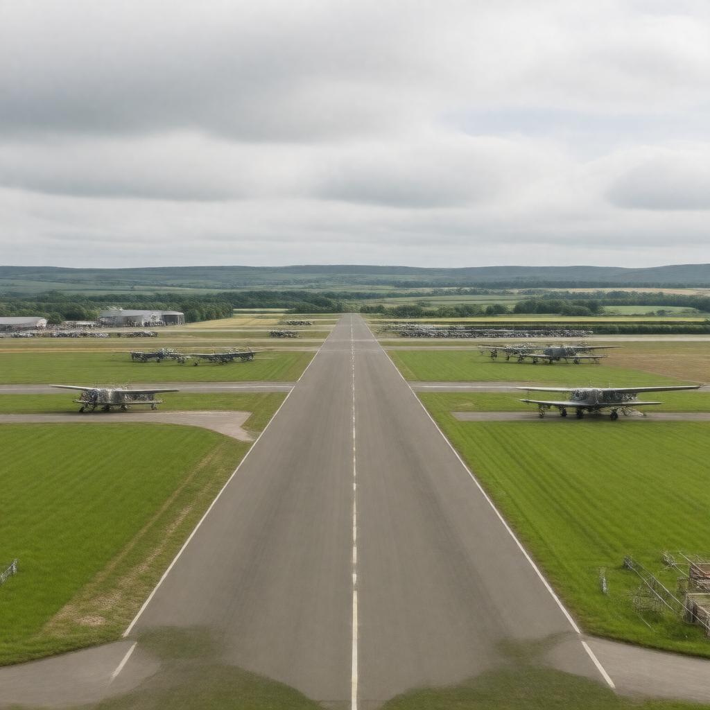 AI-created image of Yeovilton Airfield