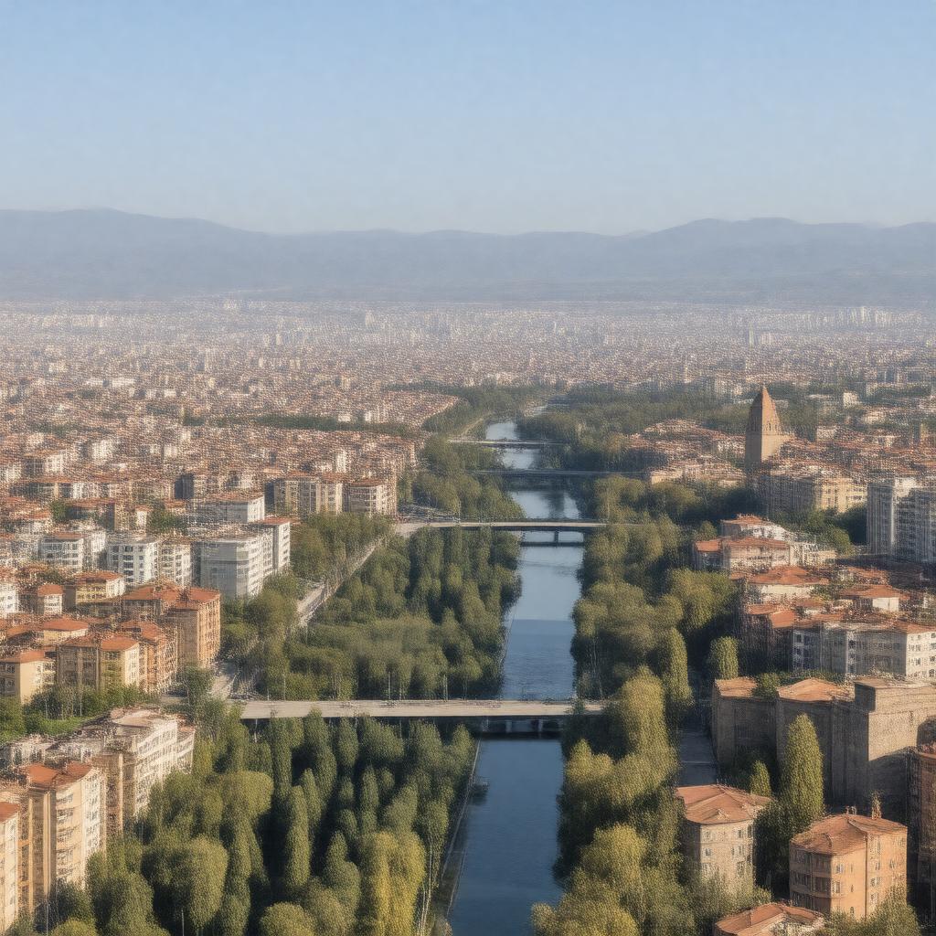 AI-created image of Yerevan, Armenia