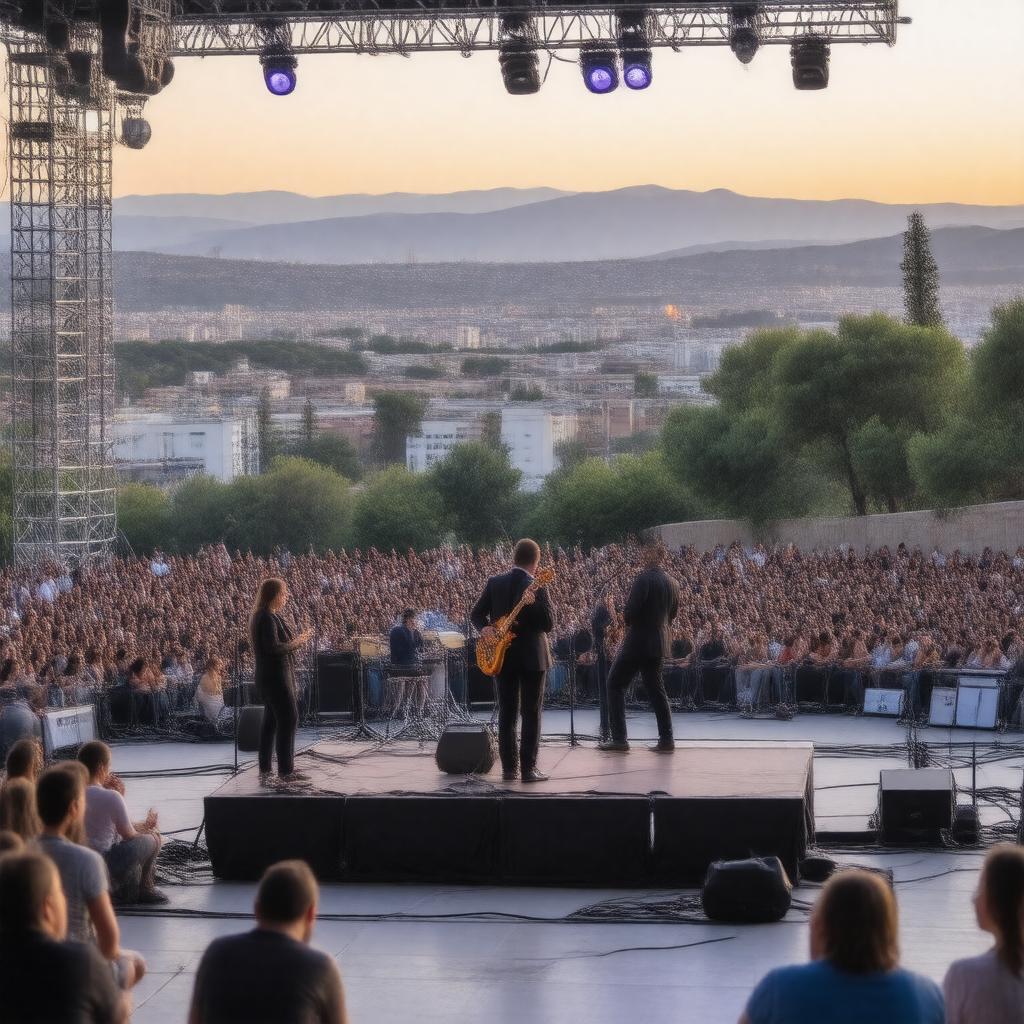 AI-created image of Yerevan Jazz Festival