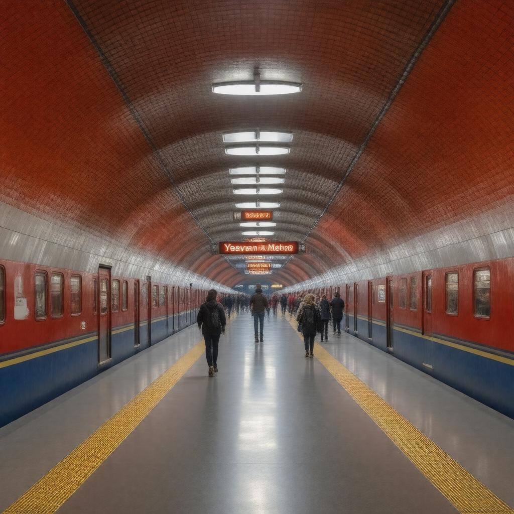 AI-created image of Yerevan Metro