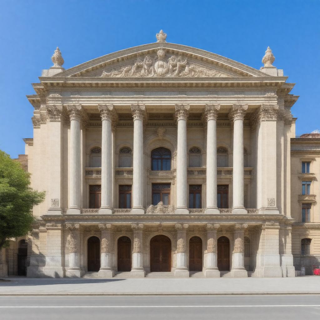 Click to view larger image AI-created image of Yerevan Opera Theatre