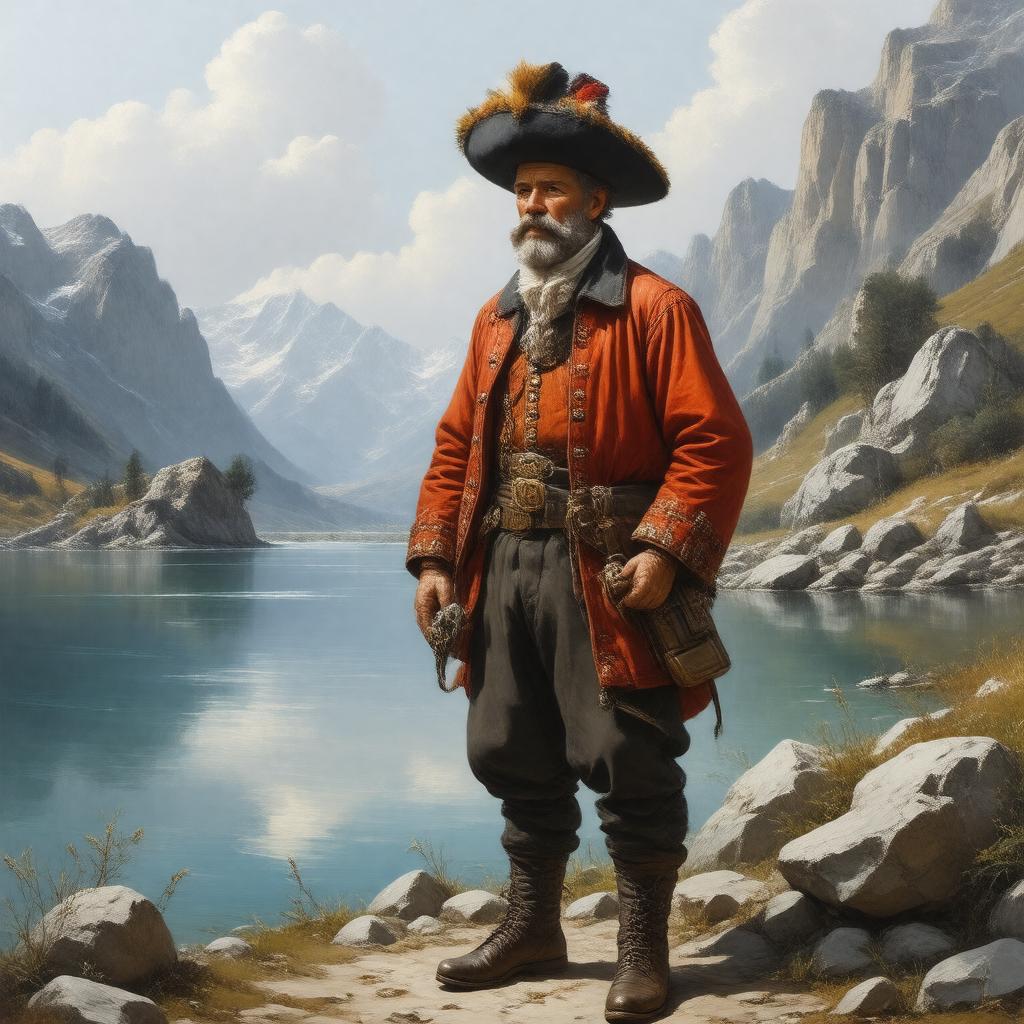 AI-created image of Yermak Timofeyevich Khabarov