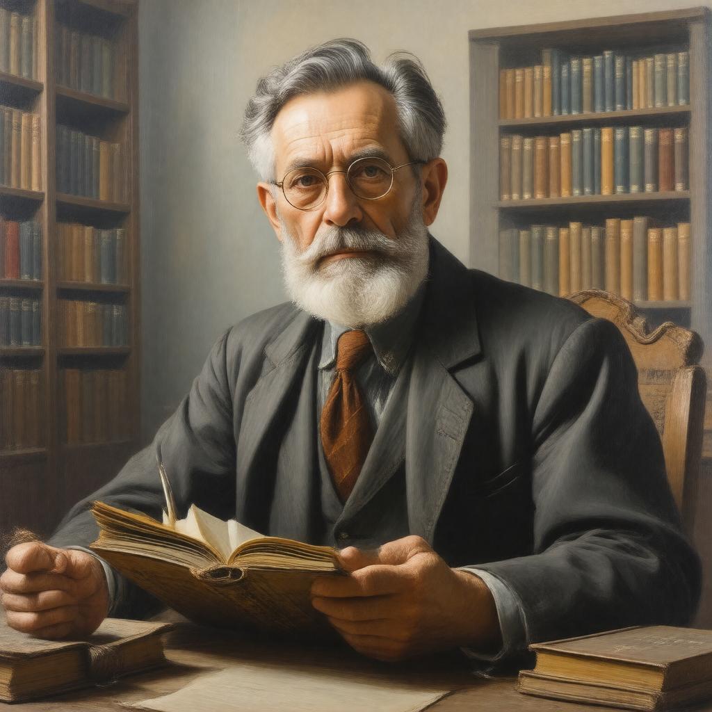 AI-created image of Yeshayahu Leibowitz