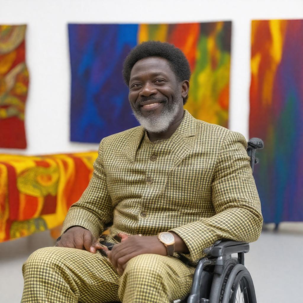 AI-created image of Yinka Shonibare