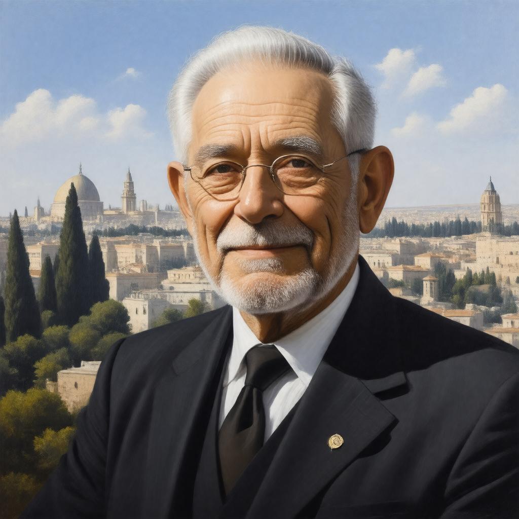 AI-created image of Yitzhak Zamir