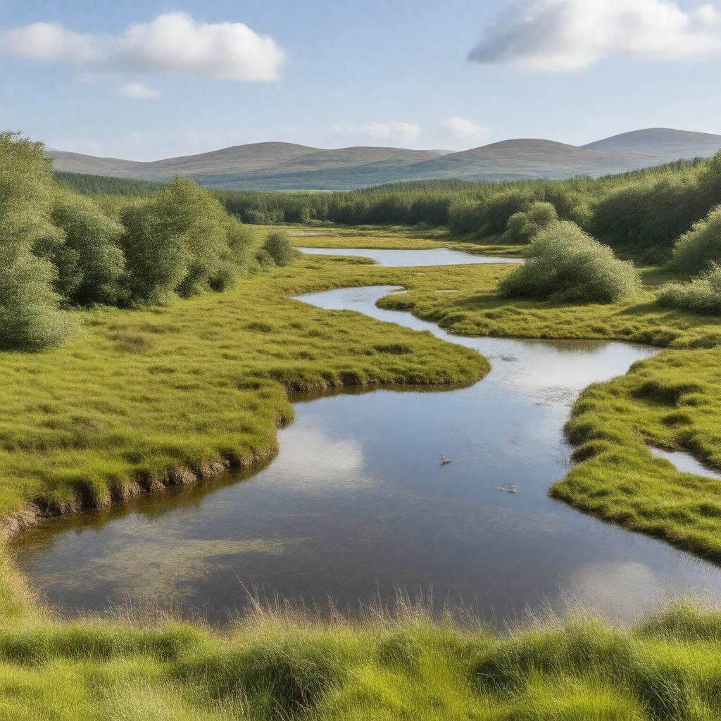 AI-created image of Ynys-hir