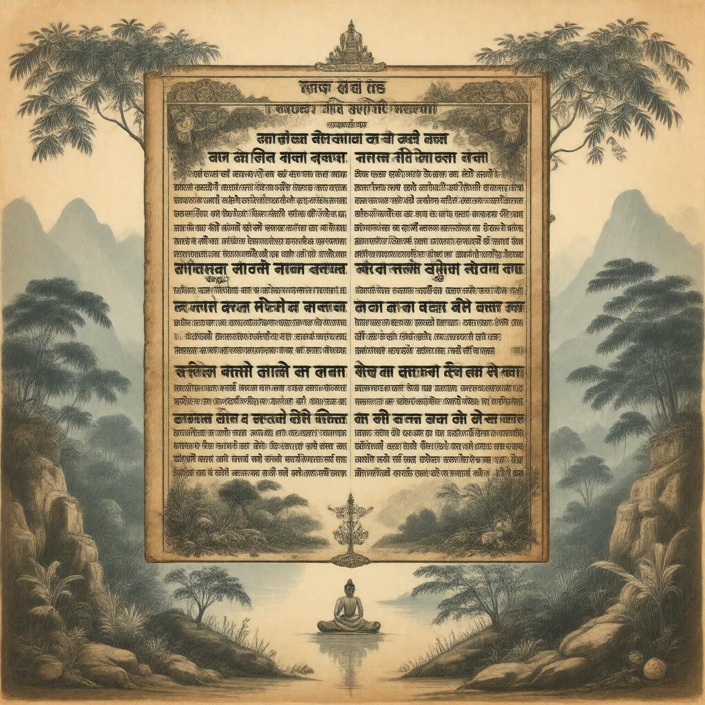 AI-created image of Yoga Sutras of Patanjali