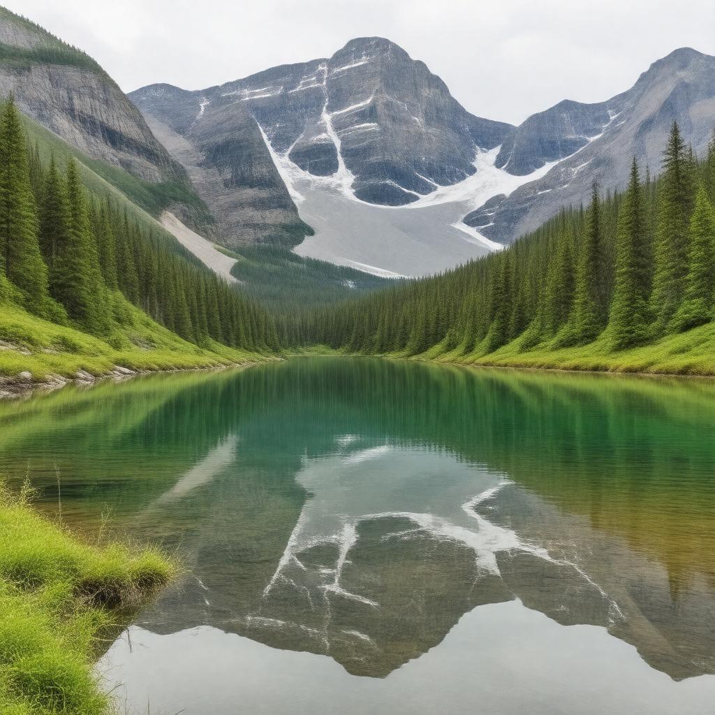 AI-created image of Yoho National Park