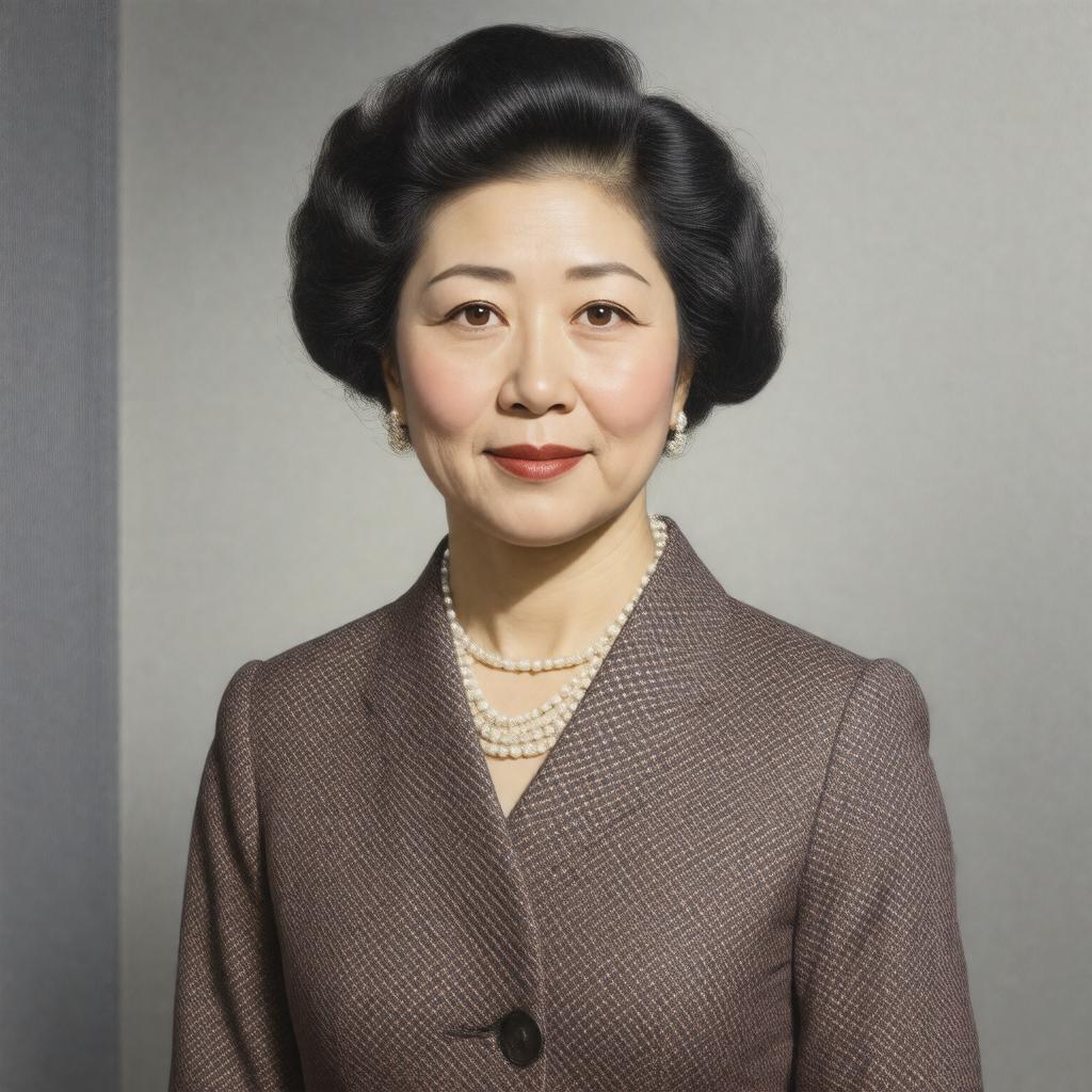 AI-created image of Yoko Abe