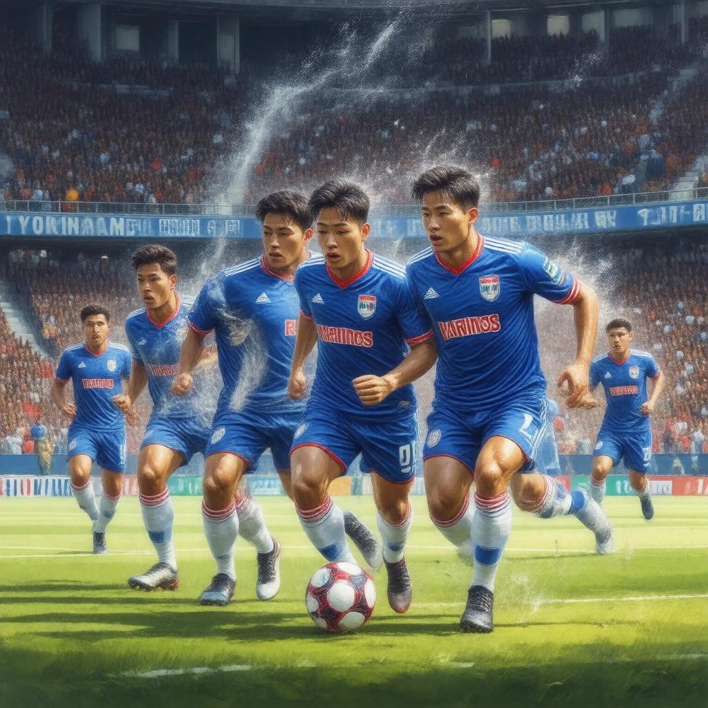 AI-created image of Yokohama F. Marinos