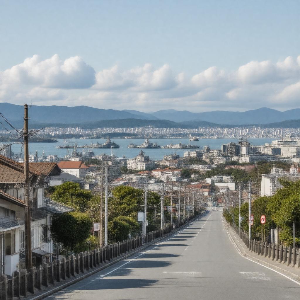 AI-created image of Yokosuka, Japan