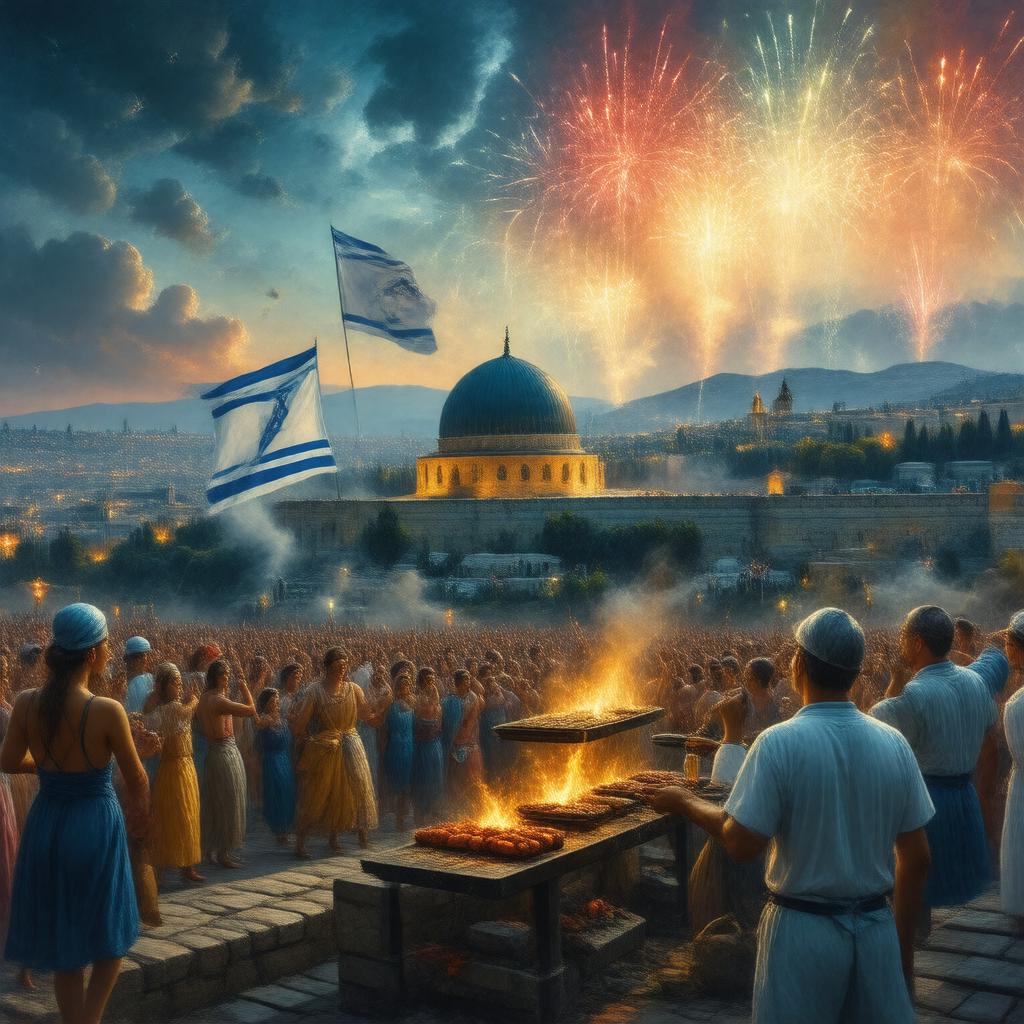 AI-created image of Yom Ha'atzmaut