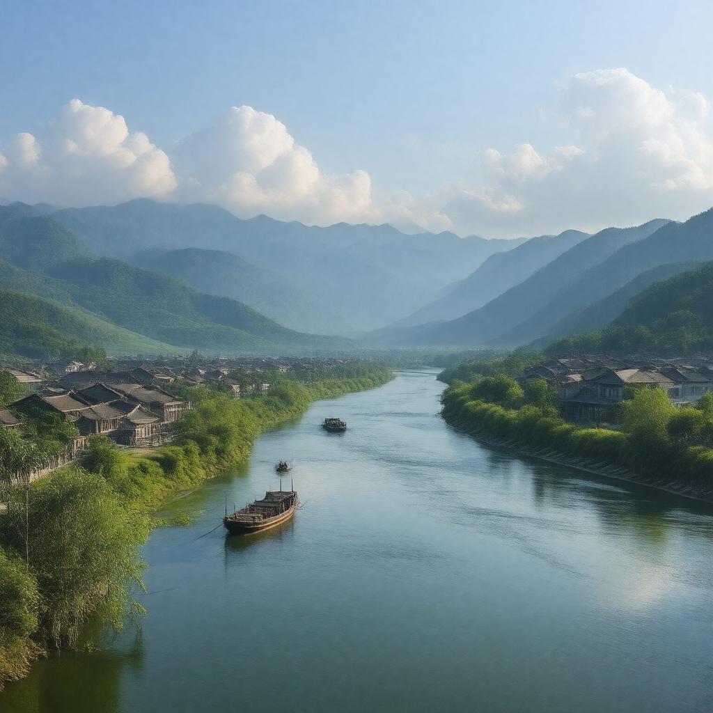AI-created image of Yongding River
