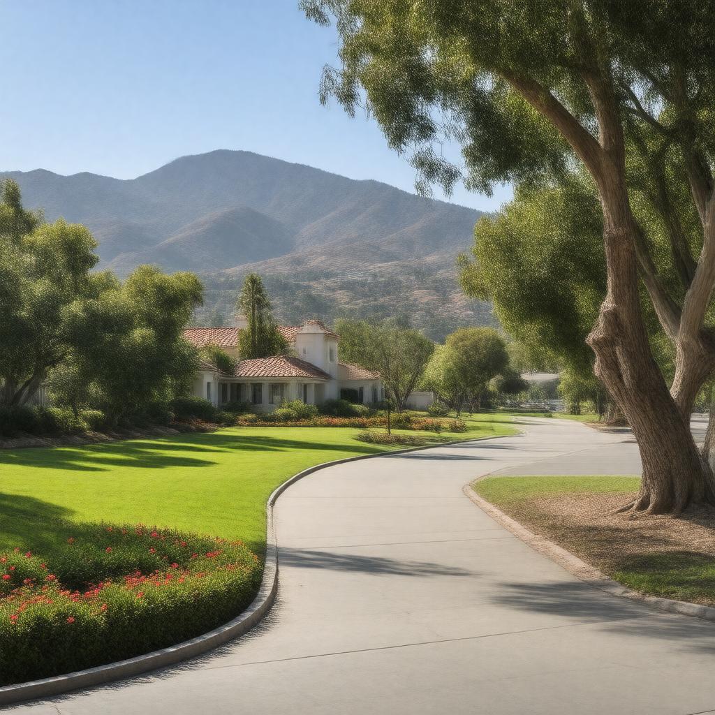 AI-created image of Yorba Linda, California, United States