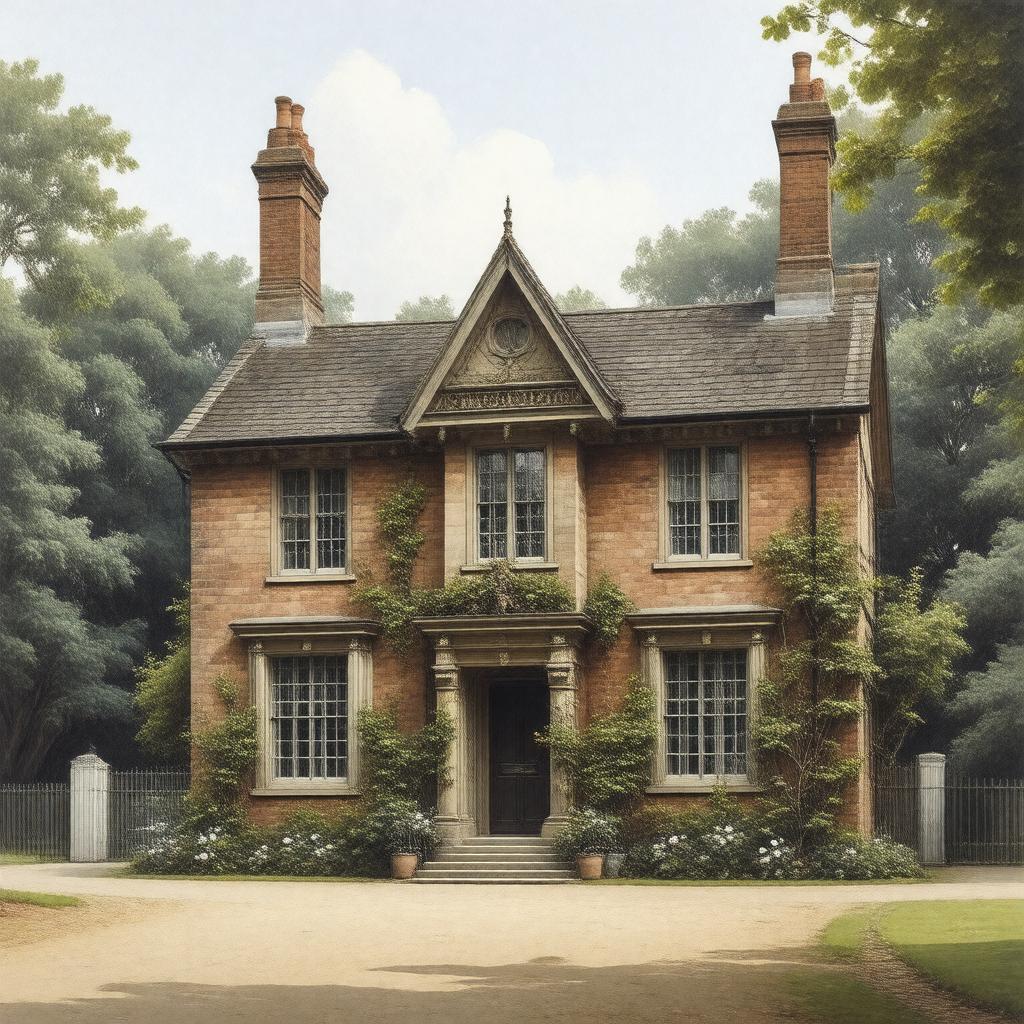AI-created image of York Cottage