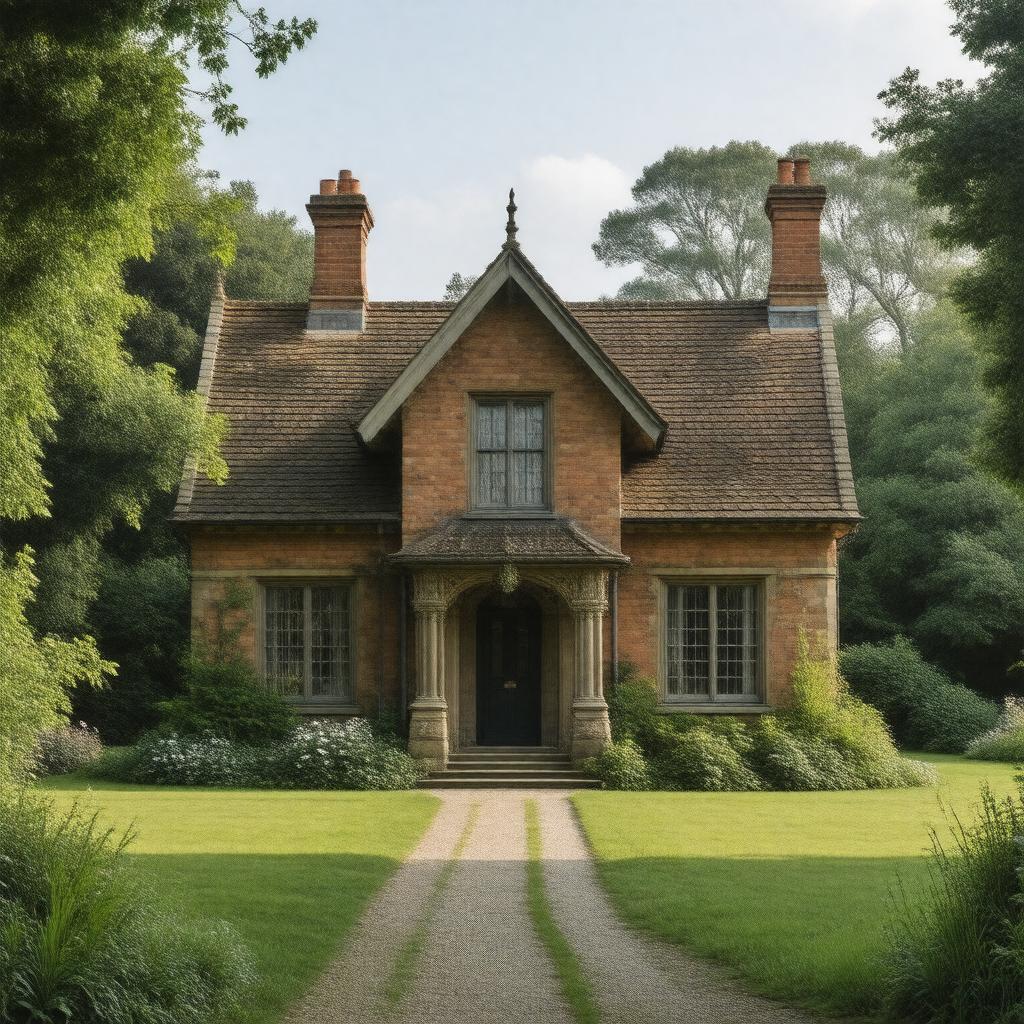 Click to view larger image AI-created image of York Cottage, Sandringham, Norfolk, England