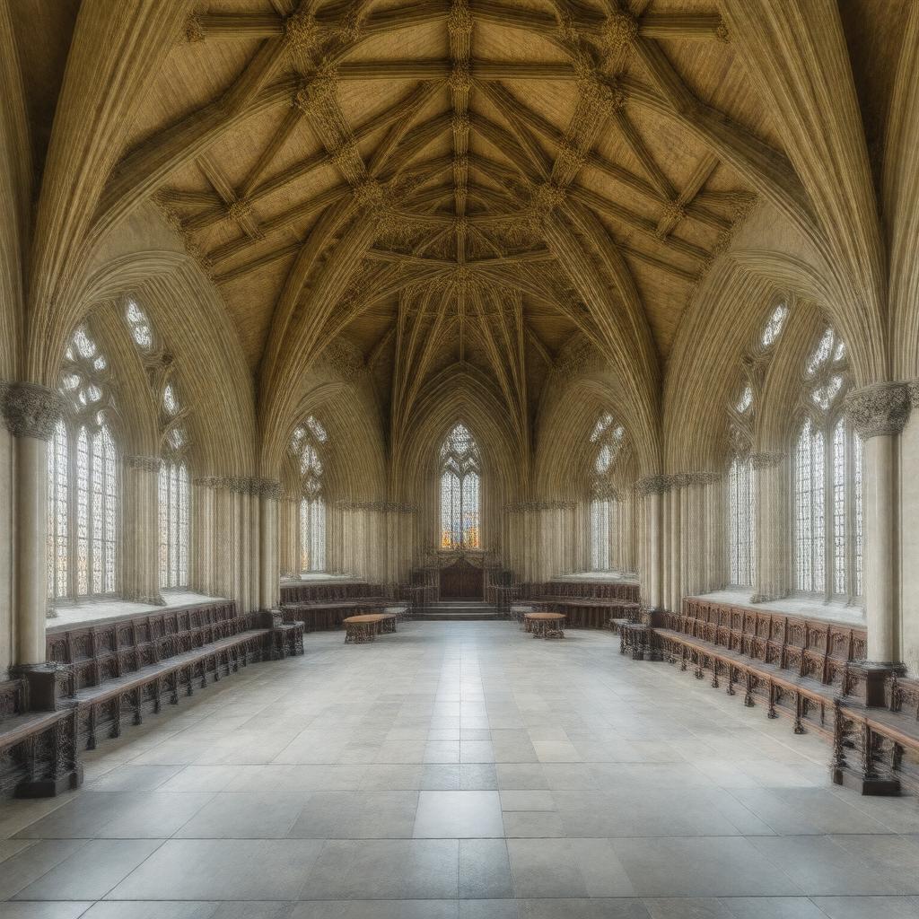AI-created image of York Minster Chapter House