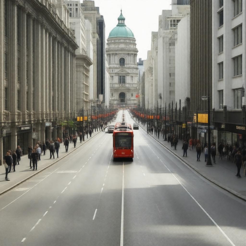 AI-created image of York Street