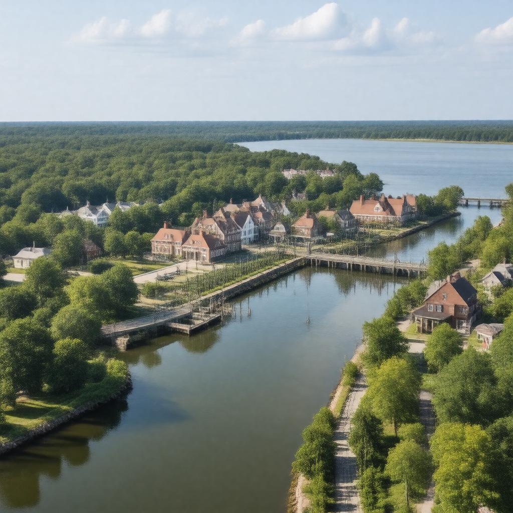 AI-created image of Yorktown