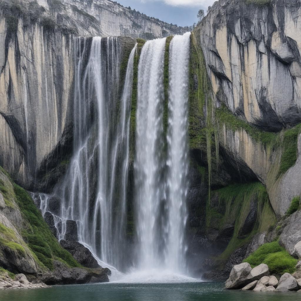 AI-created image of Yosemite Falls
